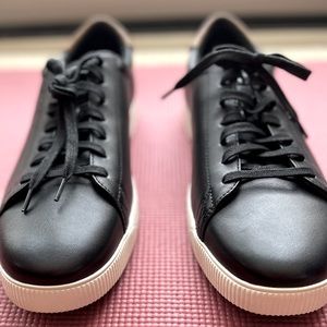 Cole Haan Mens Black Leather Nantucket Sneaker Size 12